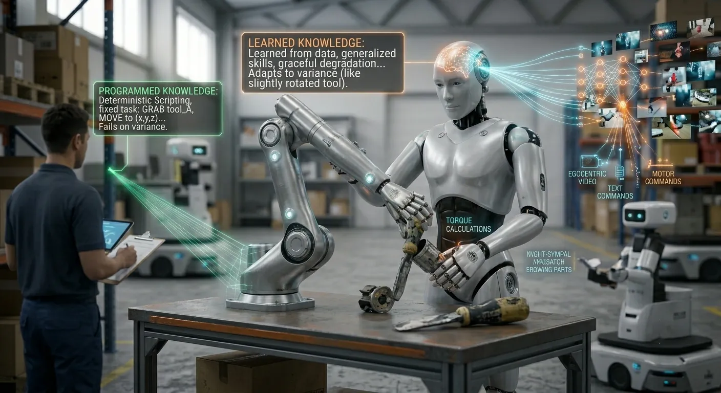 The Foundational Shift in traditional robotics