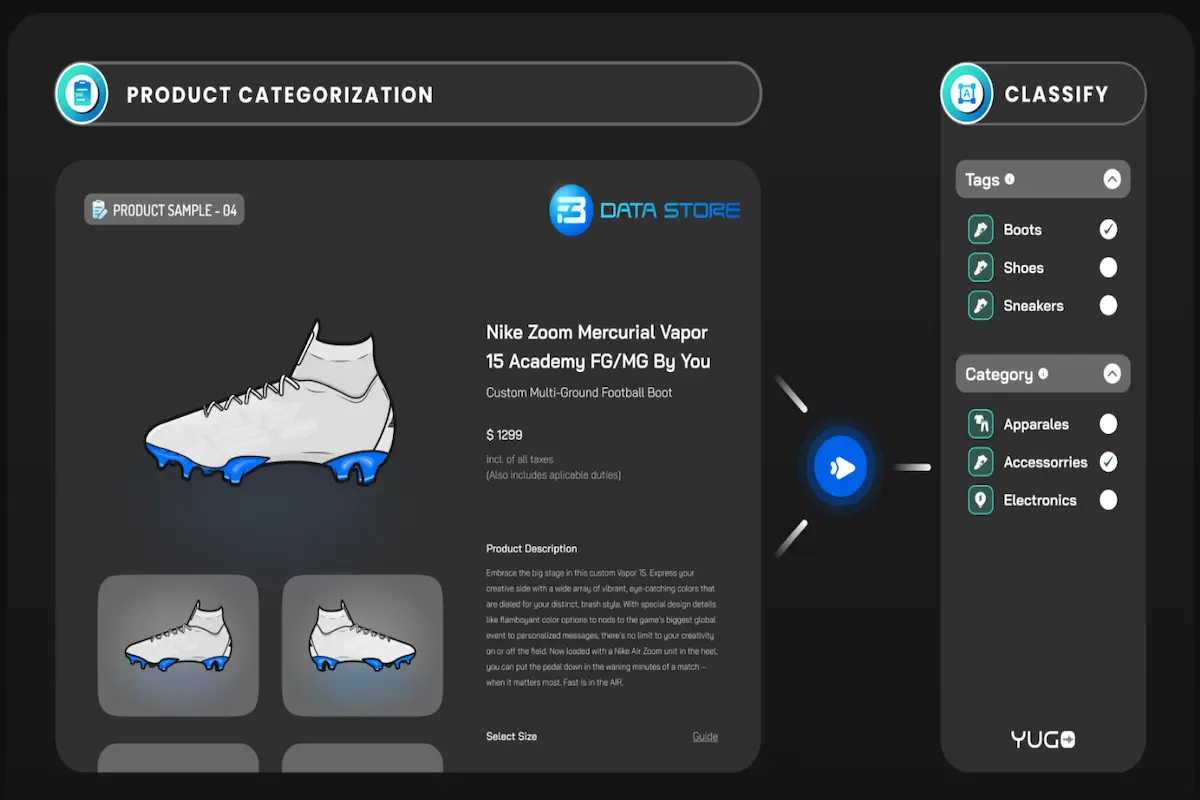 Product categorization for improving search relevance.