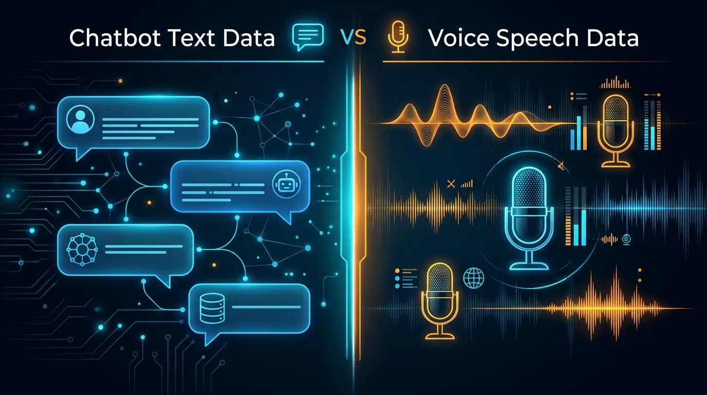chatbot vs voice speech