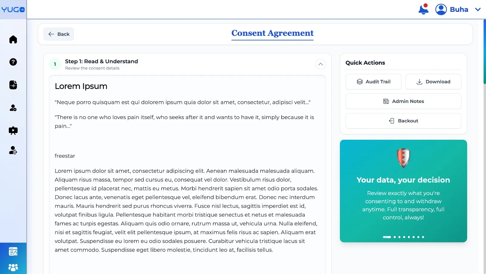 consent agreement