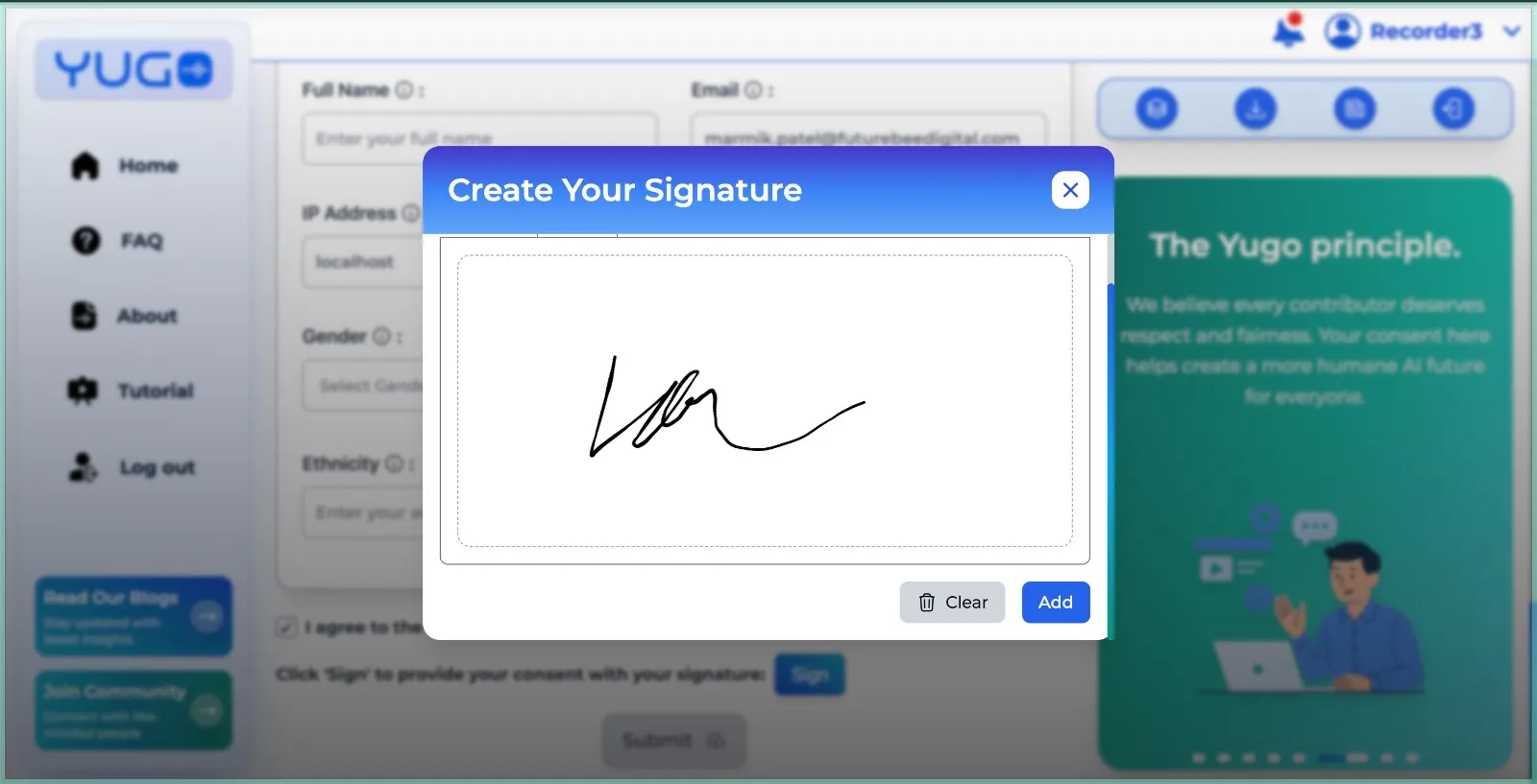 consent sign digital