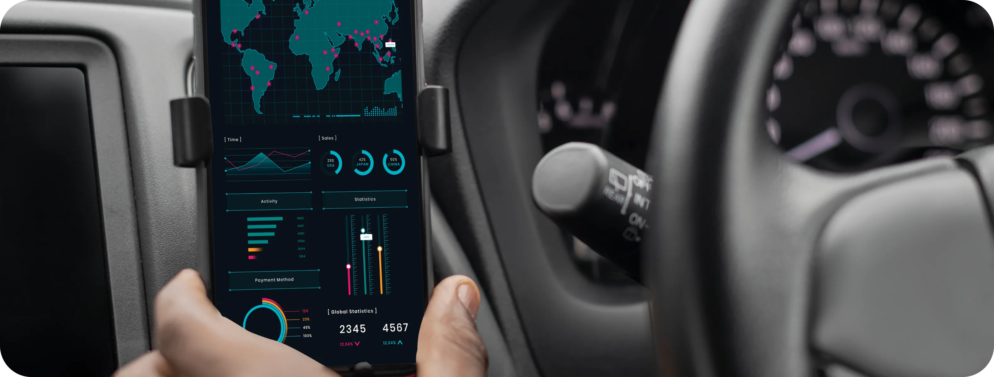 Vehicle owner visibility through live reports in automotive AI