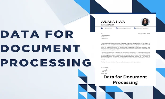 What is training data for documemt processing