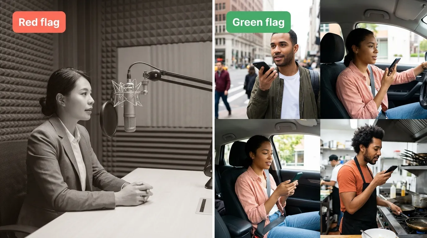 red n green flag