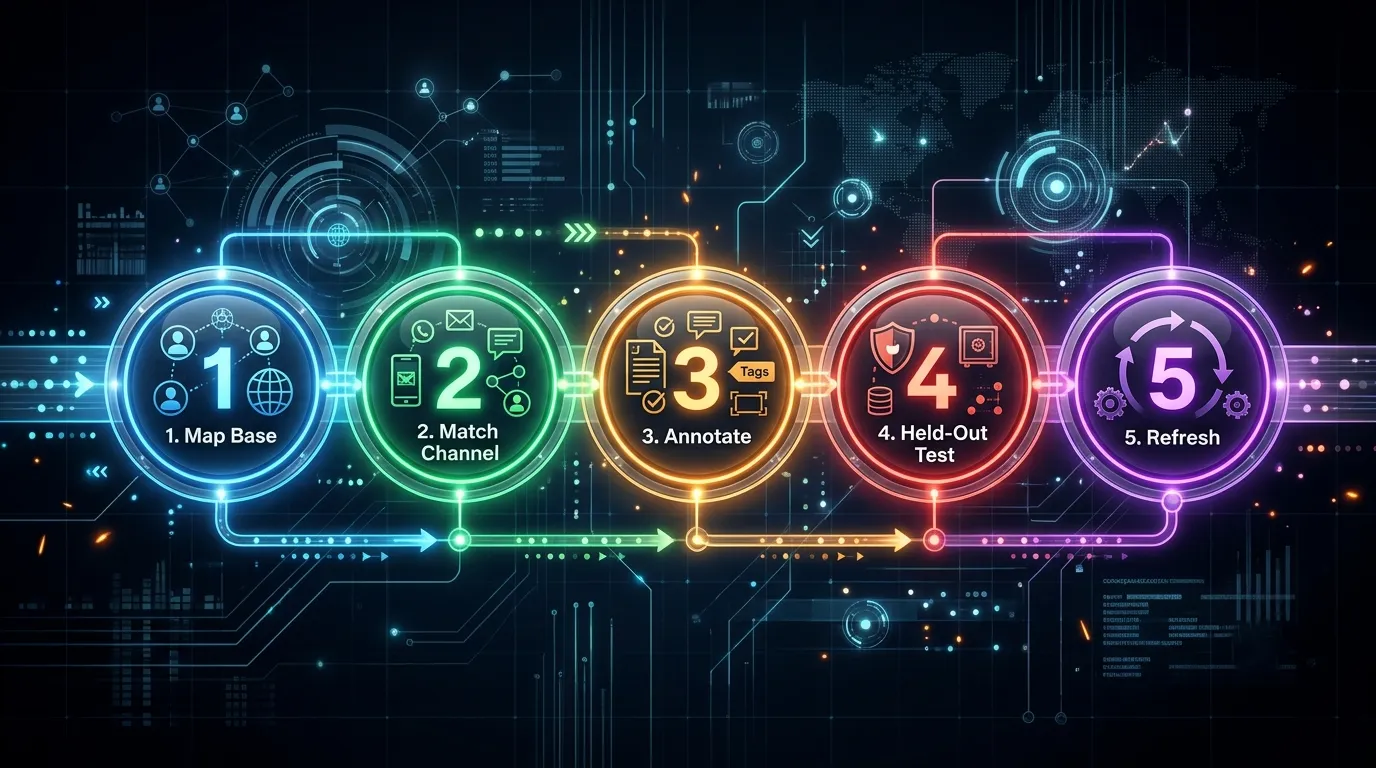 systematic 5 step process banking AI training data
